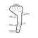Water Pump & Timing Belt Set PowerGrip® KP15607XS-1 Gates, Thumbnail 2