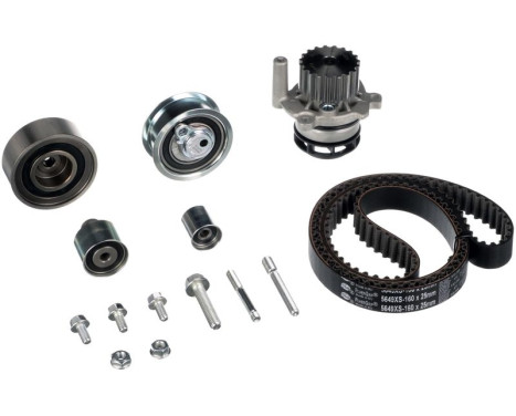 Water Pump & Timing Belt Set PowerGrip® KP25649XS-1 Gates, Image 2