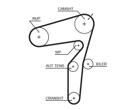 Water Pump & Timing Belt Set PowerGrip® KP35623XS-1 Gates, Image 6