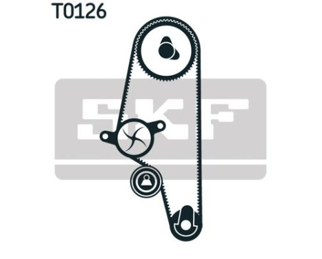 Water Pump & Timing Belt Set VKMC 01106-2 SKF, Image 4