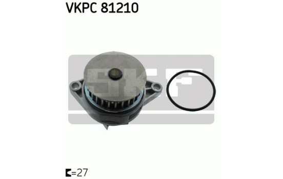 Water Pump & Timing Belt Set VKMC 01110 SKF, Image 2