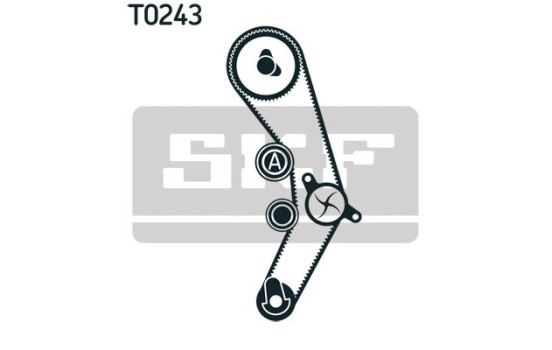 Water Pump & Timing Belt Set VKMC 01170-2 SKF, Image 3