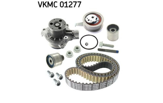 Water pump + timing belt set VKMC 01277 SKF