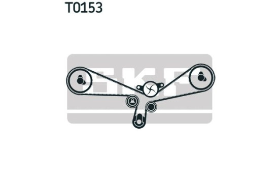 Water Pump & Timing Belt Set VKMC 01903-2 SKF, Image 3
