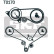 Water Pump & Timing Belt Set VKMC 01952 SKF, Thumbnail 3