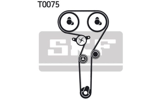 Water Pump & Timing Belt Set VKMC 02172 SKF, Image 2