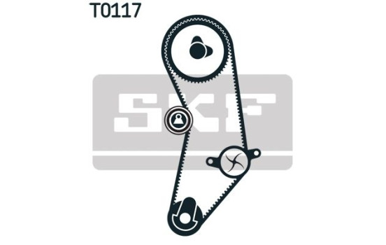 Water Pump & Timing Belt Set VKMC 02201 SKF, Image 2