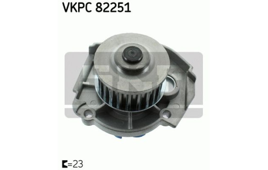 Water Pump & Timing Belt Set VKMC 02206 SKF, Image 2