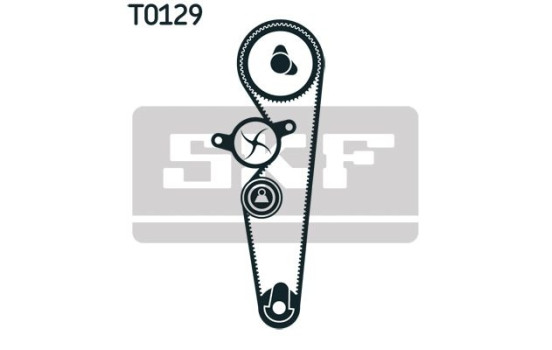 Water Pump & Timing Belt Set VKMC 02215-1 SKF, Image 2