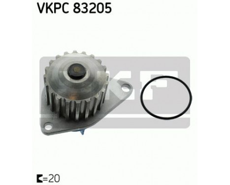 Water Pump & Timing Belt Set VKMC 03110-1 SKF, Image 2