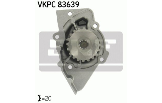 Water Pump & Timing Belt Set VKMC 03244 SKF, Image 2