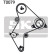 Water Pump & Timing Belt Set VKMC 03251 SKF, Thumbnail 2