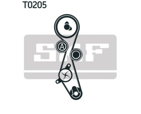 Water Pump & Timing Belt Set VKMC 03317 SKF, Image 3