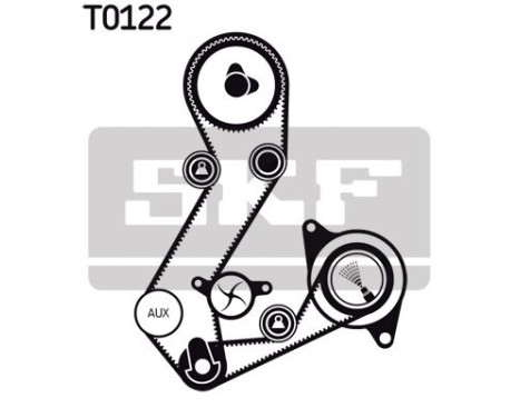 Water Pump & Timing Belt Set VKMC 04107-3 SKF, Image 2