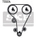 Water Pump & Timing Belt Set VKMC 04212 SKF, Thumbnail 6