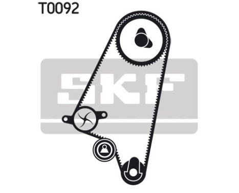 Water Pump & Timing Belt Set VKMC 05121 SKF, Image 4