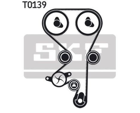 Water Pump & Timing Belt Set VKMC 05150-3 SKF, Image 7