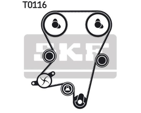 Water Pump & Timing Belt Set VKMC 05222 SKF, Image 3