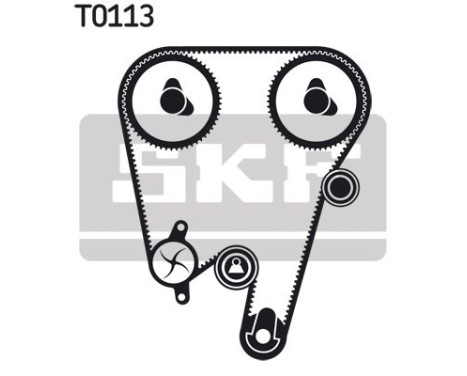Water Pump & Timing Belt Set VKMC 06603 SKF, Image 3