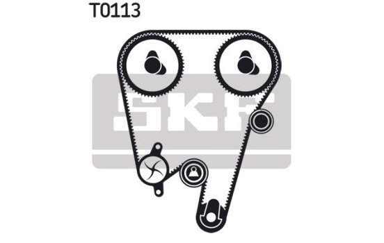 Water Pump & Timing Belt Set VKMC 06603 SKF, Image 3