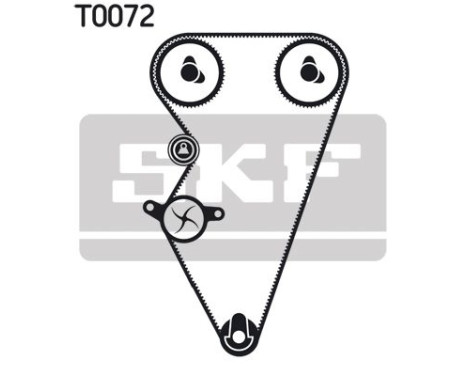 Water Pump & Timing Belt Set VKMC 07310 SKF, Image 2