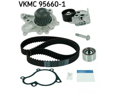 Water Pump & Timing Belt Set VKMC 95660-1 SKF, Image 2