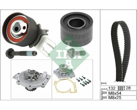 Water Pump & Timing Belt Set, Image 2