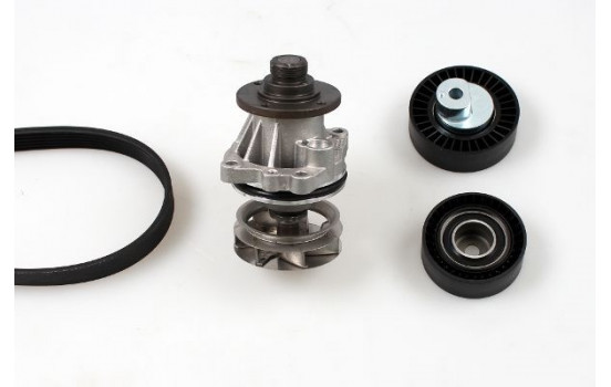 Water Pump + V-Ribbed Belt Kit PK04720 Hepu