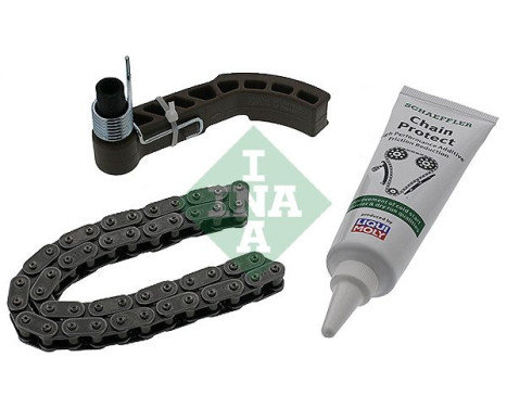 Chain set, oil pump drive