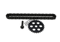 Chain set, oil pump drive