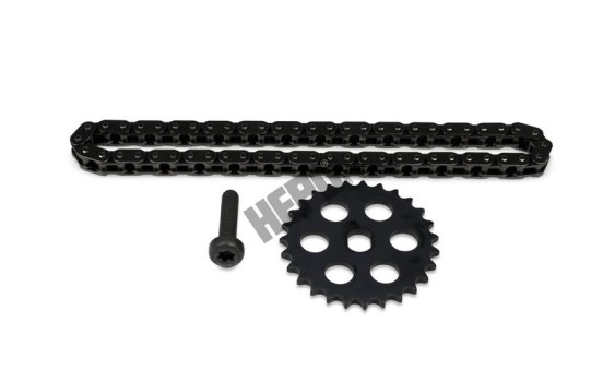 Chain set, oil pump drive