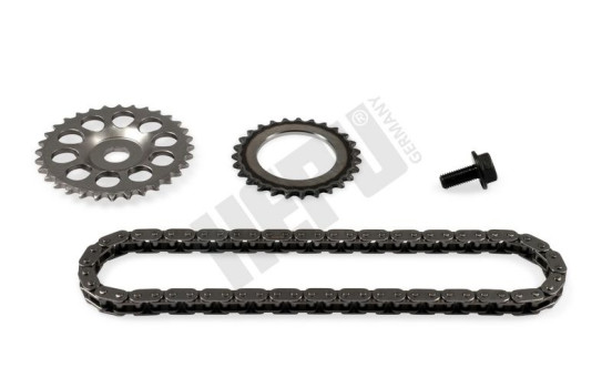 Chain set, oil pump drive