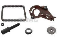 Chain set, oil pump drive