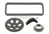 Chain set, oil pump drive