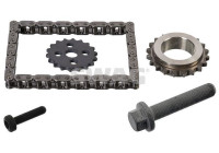 Chain set, oil pump drive