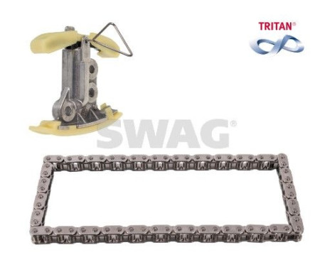 Chain set, oil pump drive