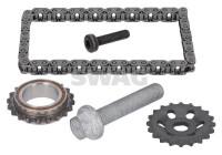 Chain set, oil pump drive