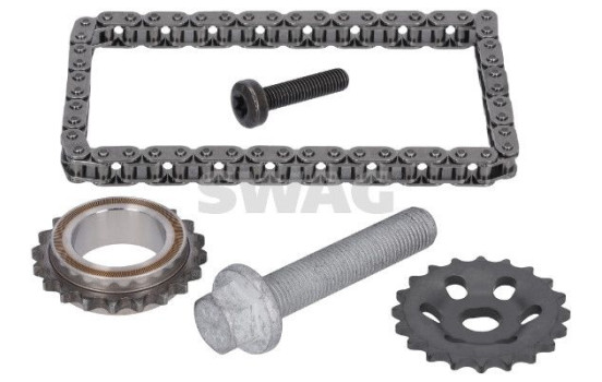 Chain set, oil pump drive
