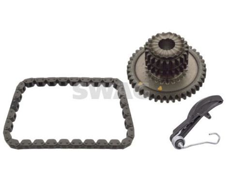 Chain set, oil pump drive