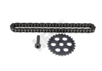 Chain set, oil pump drive