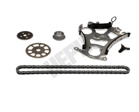 Chain set, oil pump drive