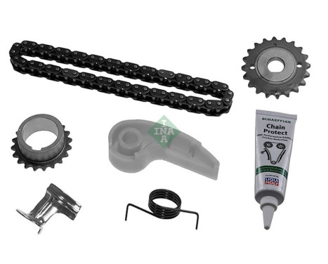 Chain set, oil pump drive