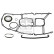 Gasket Set, timing case 22570 FEBI, Thumbnail 2