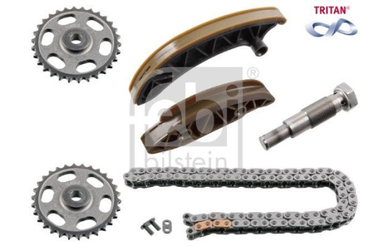 Timing chain kit for camshaft, TRITAN® coated 181933 FEBI