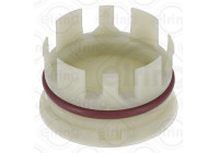 Casing cover, engine block