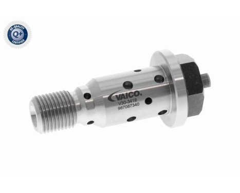 Central valve, camshaft adjustment