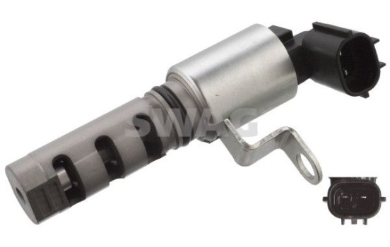 Central valve, camshaft adjustment