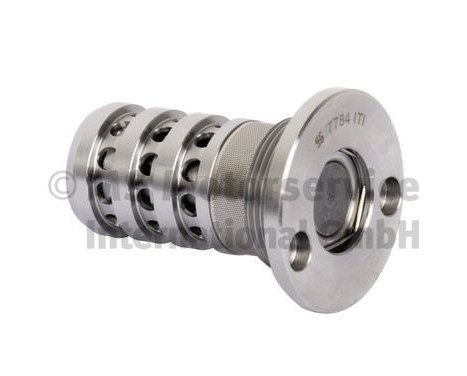 Central valve, camshaft adjustment