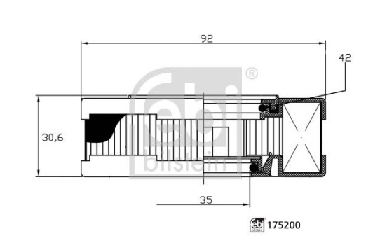 Filter, crankcase breather, Image 3
