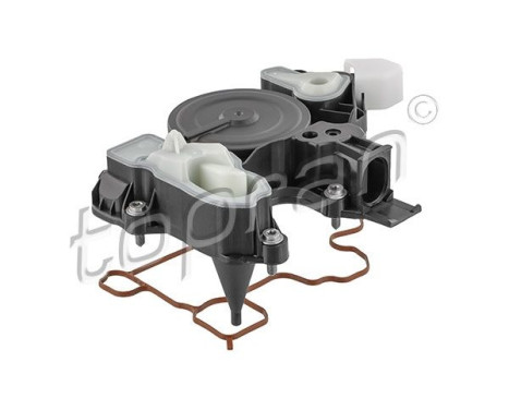 Oil separator, crankcase breather